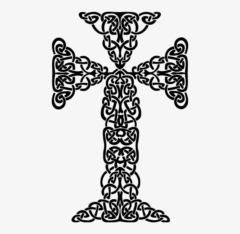 Celtic, Knot, Cross, Ornate, Irish, Decoration, Vintage - Stylish Celtic Crosses, transparent png
