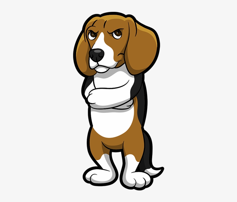 Beagle Emoji And Stickers Messages Sticker-5 - Beagle Png Cartoon, transparent png