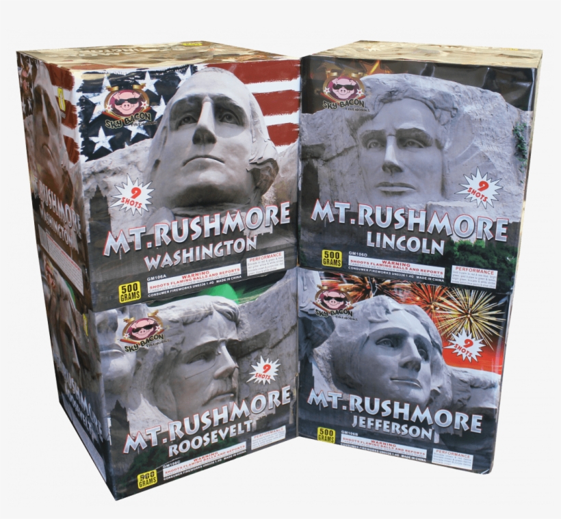 Four 9 Shot Cakes That Reference The Great Mount Rushmore - Mount Rushmore National Memorial, transparent png