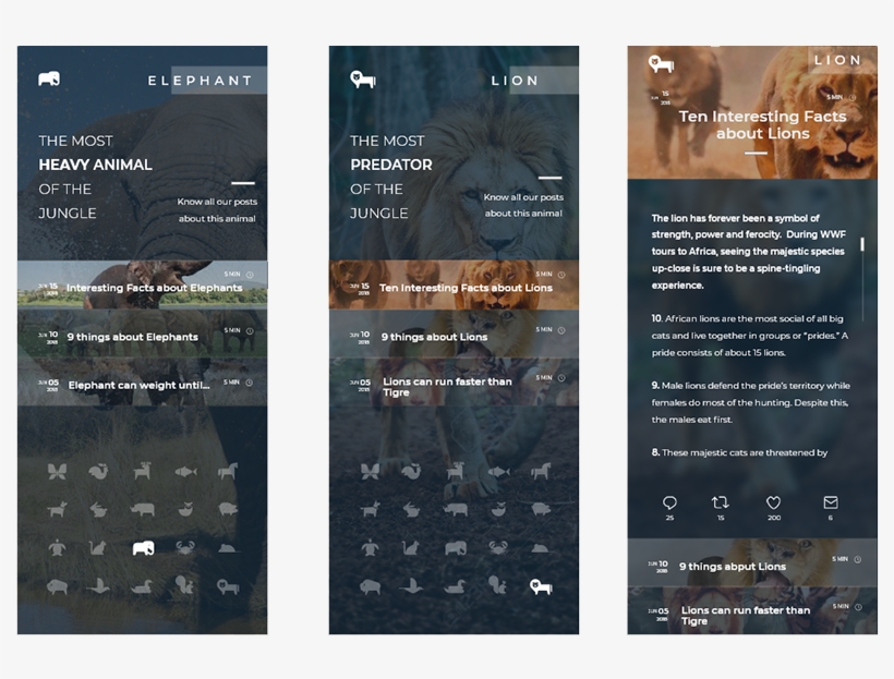 Blog Using The Animal Icons Kit Of @stevewolf - Flyer, transparent png
