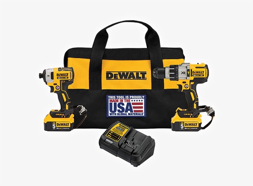 Enter To Win A Dewalt 20v Max* Xr® Hammerdrill/impact - Home Depot Dewalt 20 Volt Combo Kit, transparent png