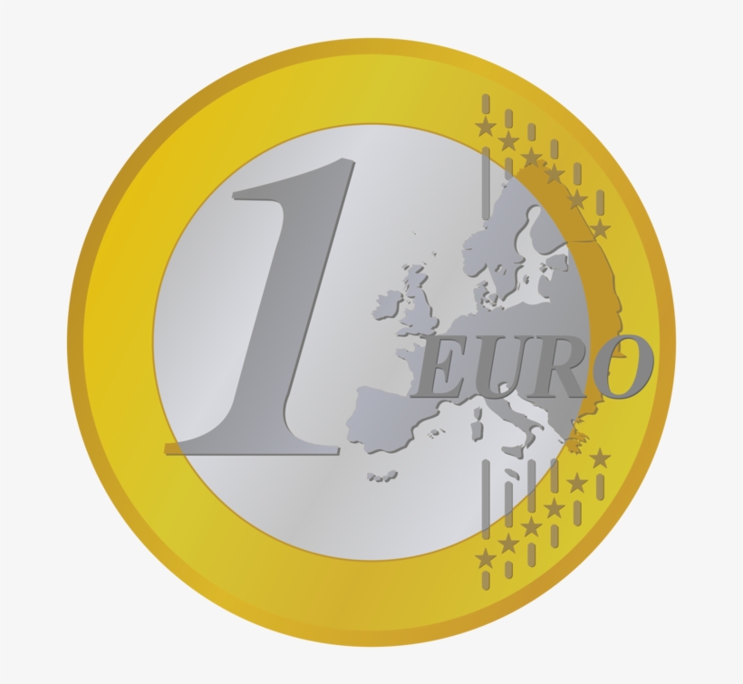 1 Euro Coin Euro Coins 2 Euro Coin - Circle, transparent png
