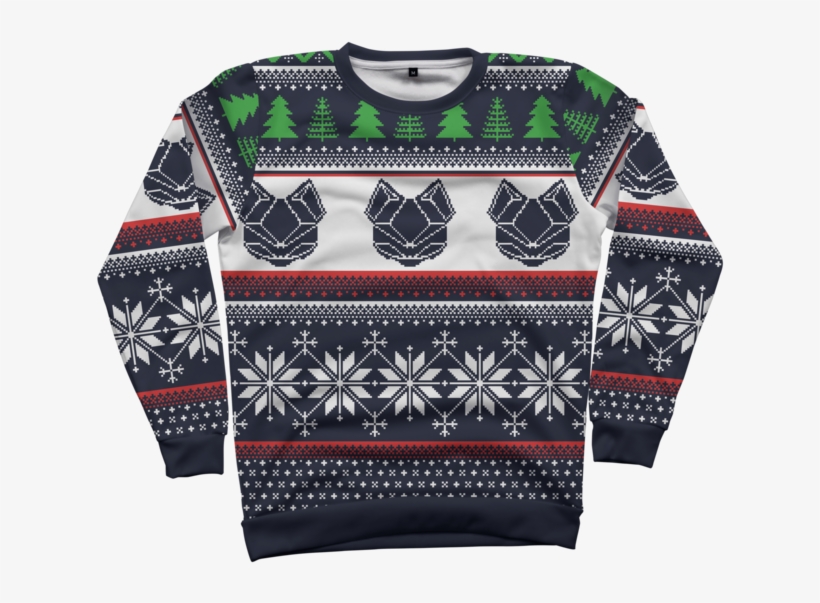 Twitch Kittens Ugly Christmas Sweater - Evil Geniuses Sweater, transparent png