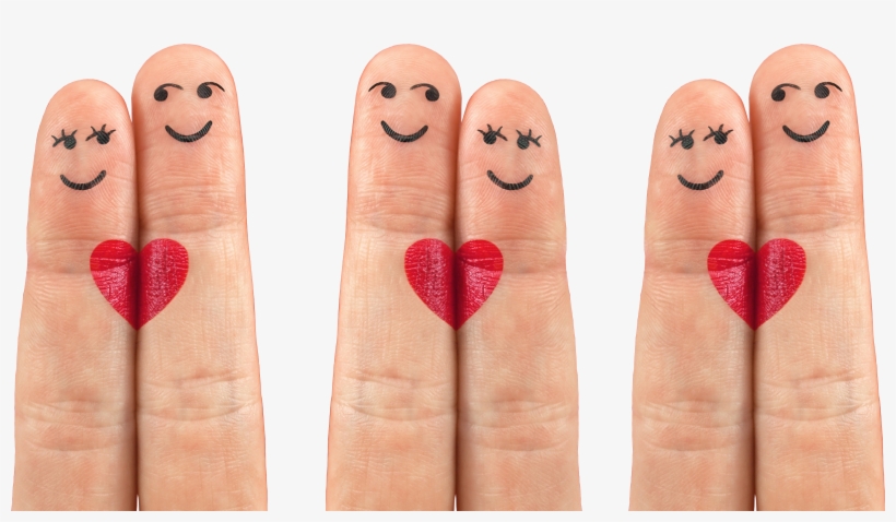 Love Heart On Fingers Png Image - Love, transparent png