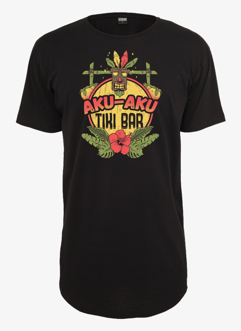 Ilustrata Aku Aku Tiki Bar T Shirt Urban Classics Long - Aku Aku Tiki Bar, transparent png