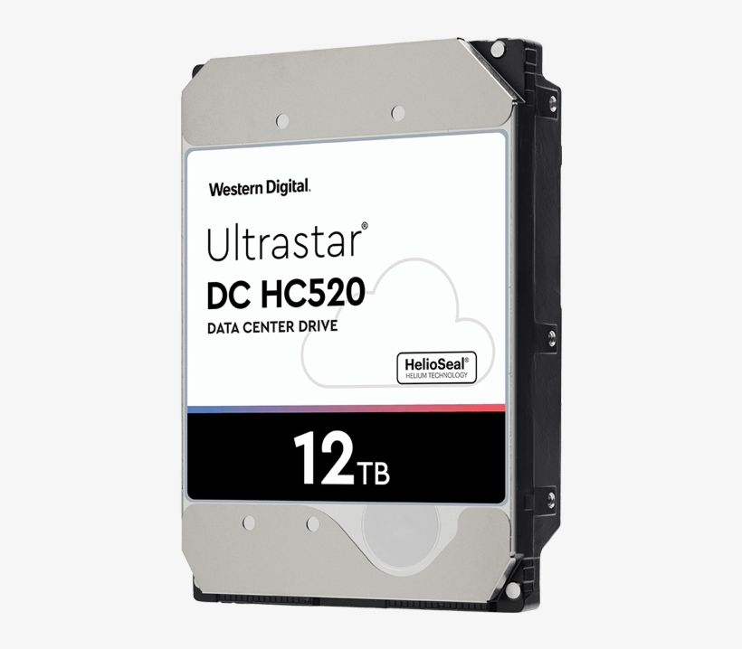 12tb Ultrastar Dc Hc520 Huh721212ale600, 7200 Rpm, - Western Digital Ultrastar Dc Hc620, transparent png