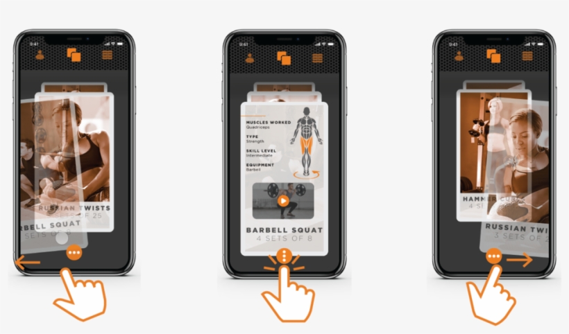 Similar To “tinder”, Users Swipe Left And Right To - Smartphone, transparent png