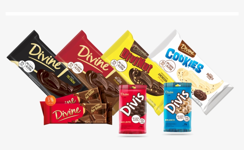 Kit De Chocolates Divine - Chocolate Bar, transparent png