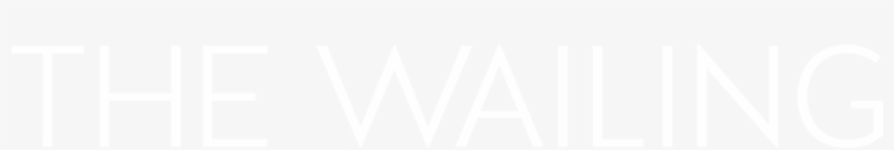 The Wailing - Tiff Logo White, transparent png