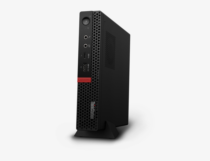 01 Thinkstation P330 Tiny Hero Stand Front Facing Left - Lenovo Thinkstation P330 Tiny, transparent png