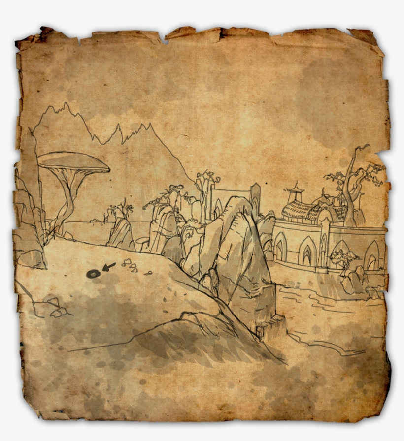 Stonefalls Treasure Map Ii - Eso Stonefalls Map 4, transparent png