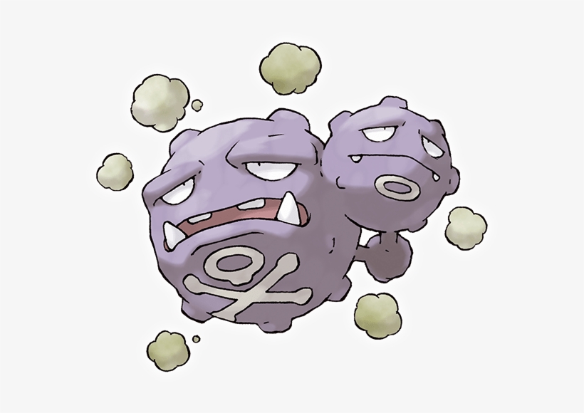 110 - Weezing Pokemon, transparent png