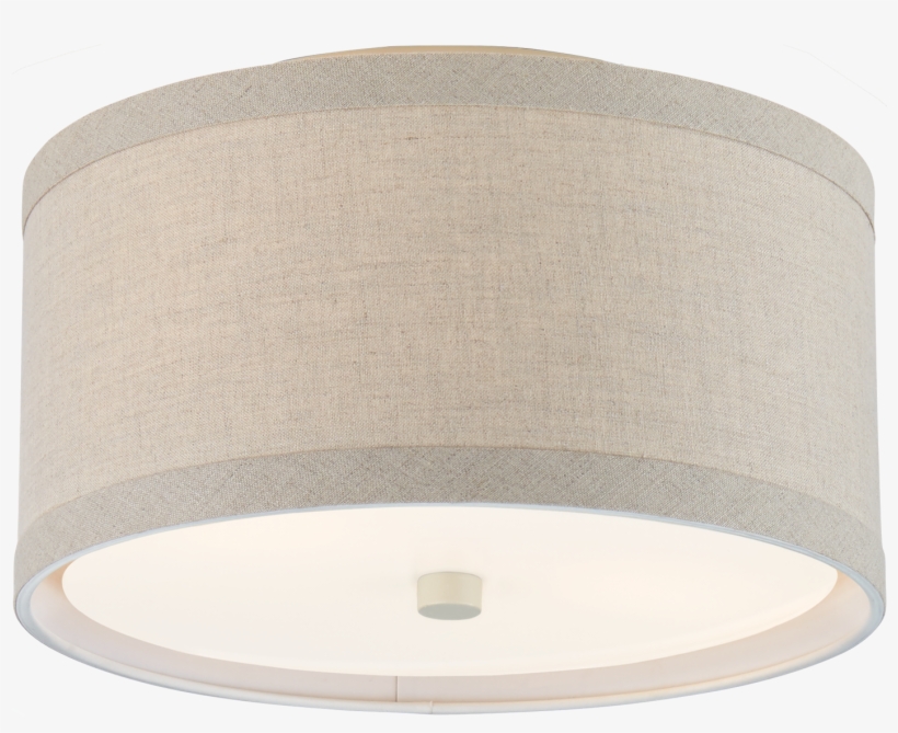Walker Small Flush Mount In Light Cream Design By Kate - Lampshade, transparent png