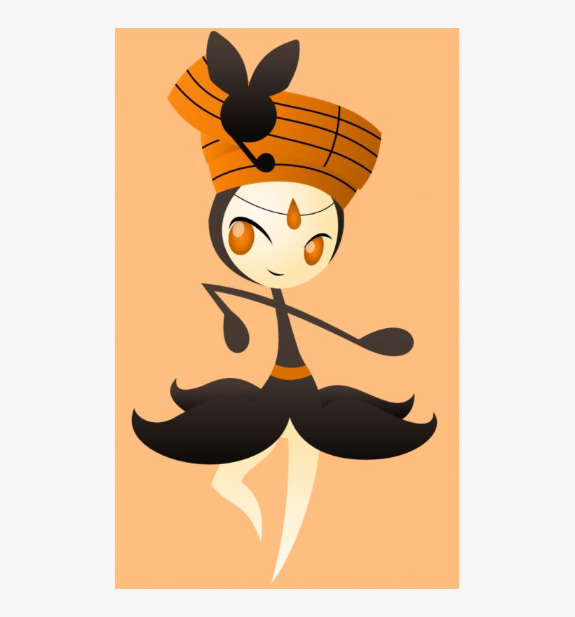 Meloetta - Cartoon, transparent png