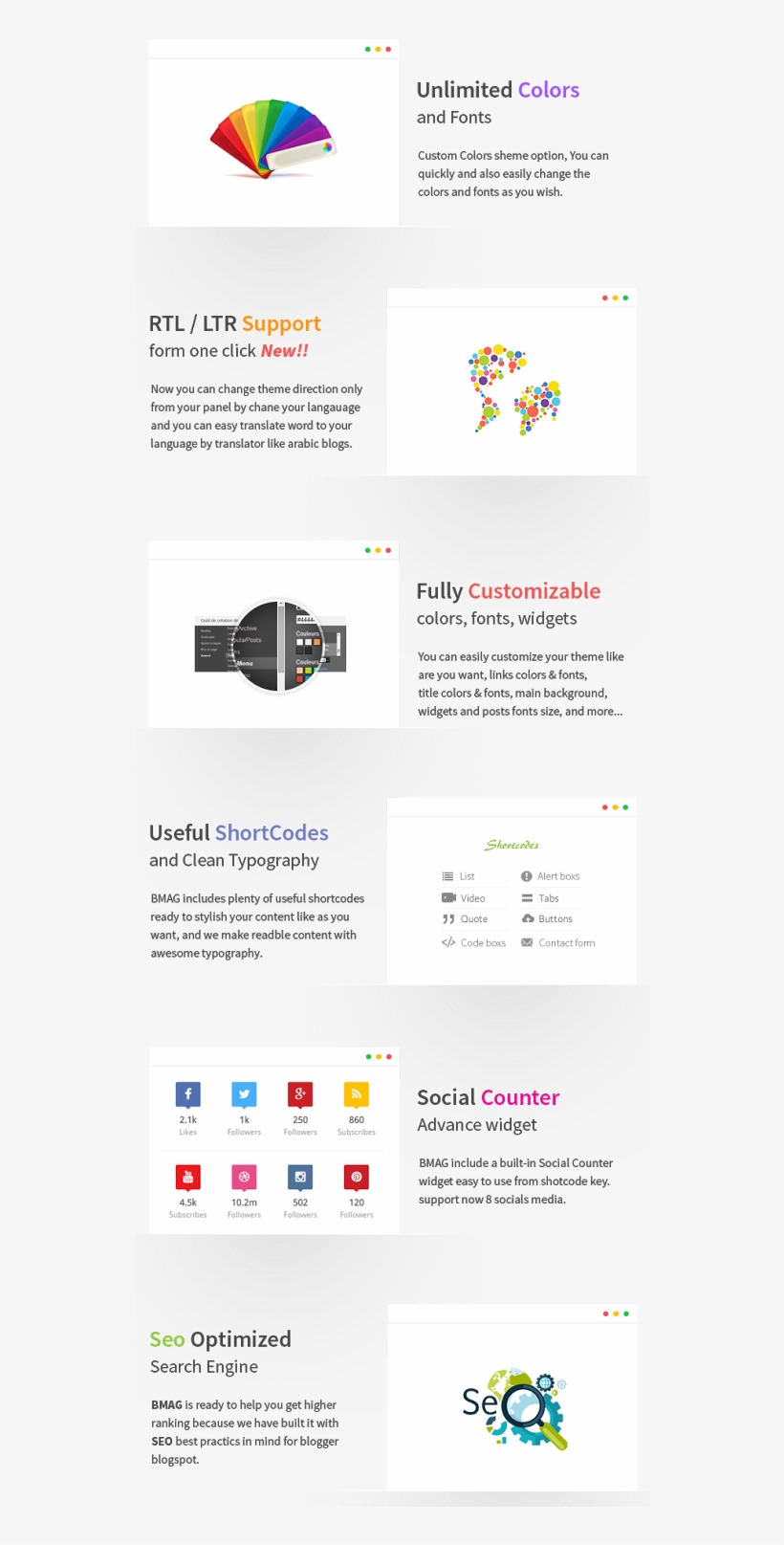 Magazine Responsive Blogger Template - Color, transparent png