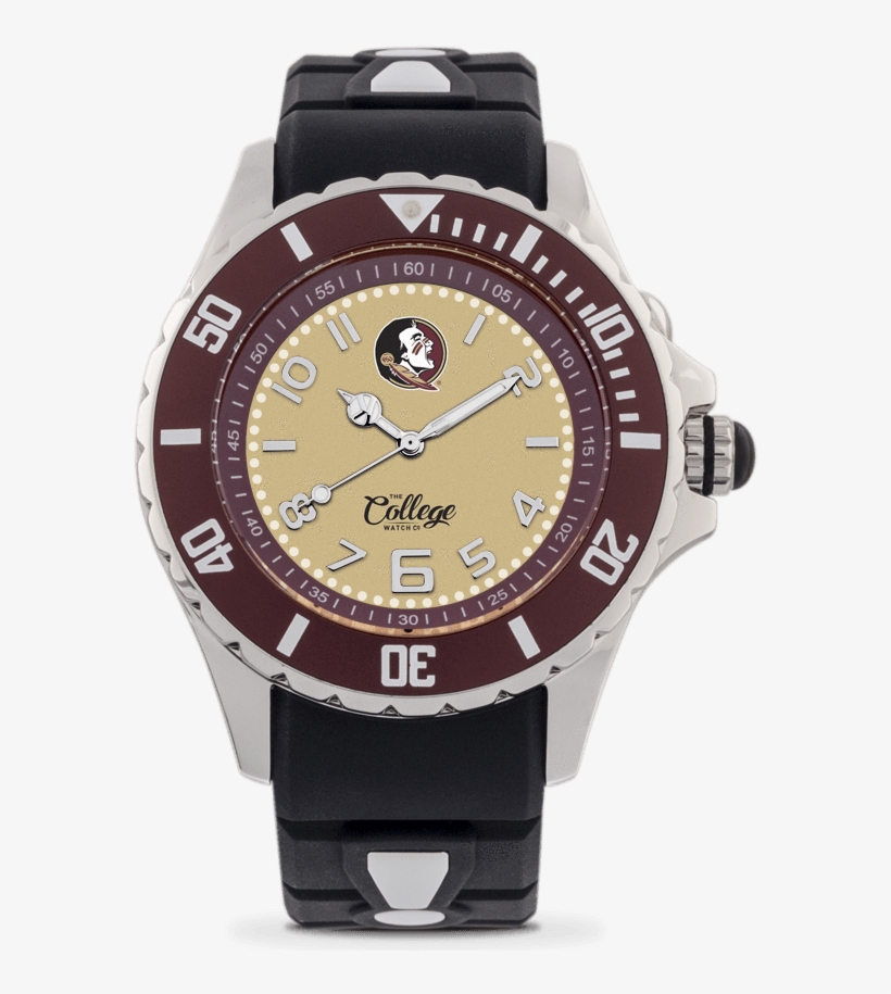 Florida State Seminoles Watch - Rolex Watch Black Dial, transparent png