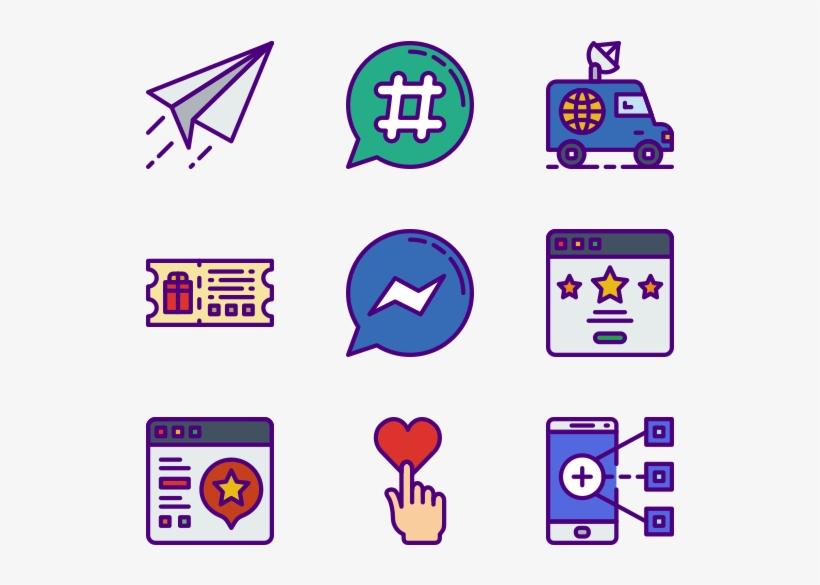 Social Media, transparent png