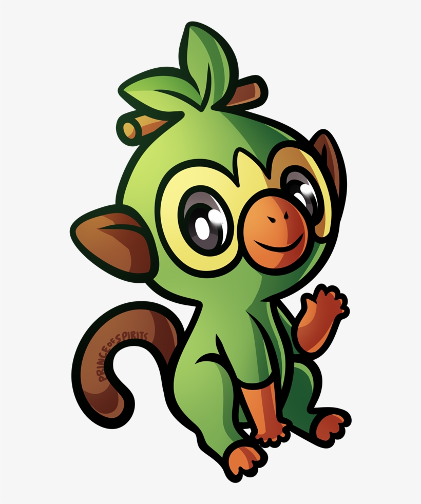 “ The Grass Starter, Grookey I Hope It Evolves Into - Team Grookey, transparent png