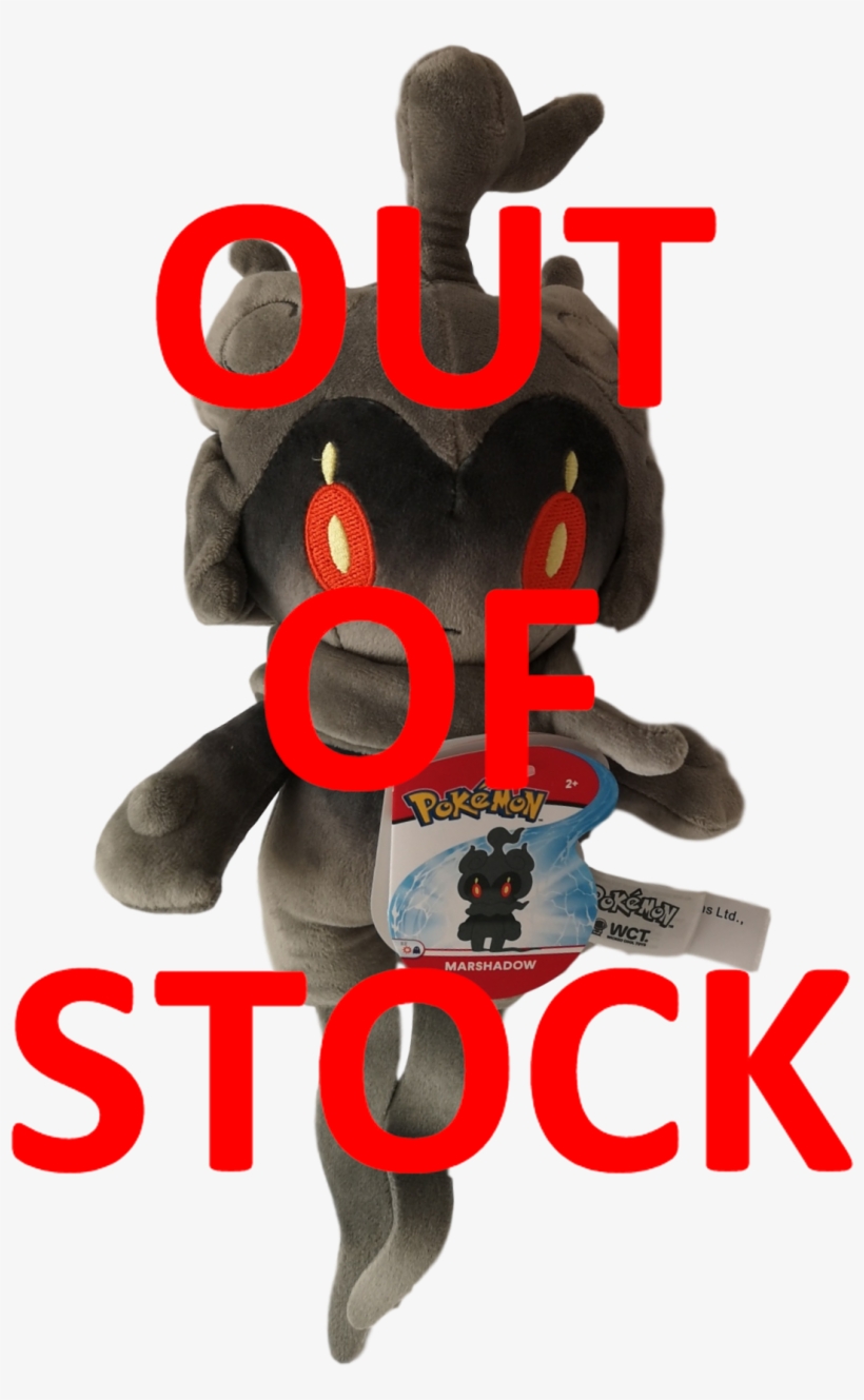 Official Pokemon 8" Plush Marshadow - Poster, transparent png