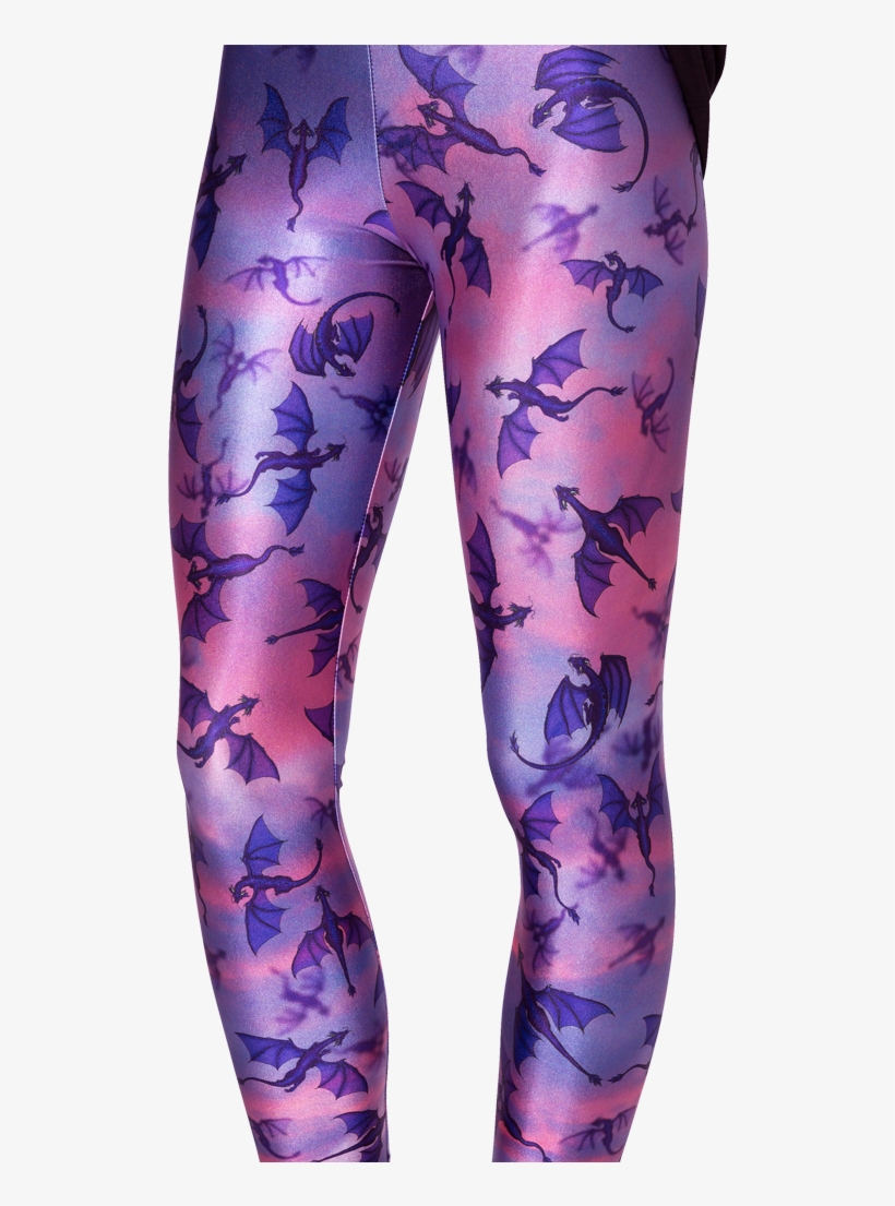 Here Be She Dragons Leggings By Black Milk Clothing - Tights, transparent png