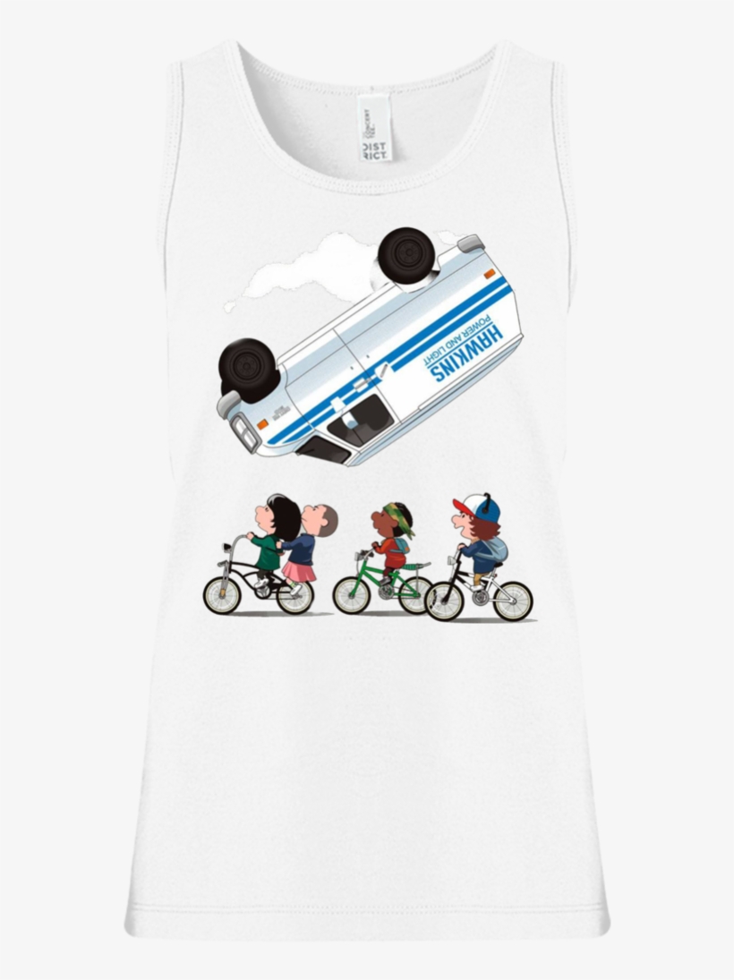 Stranger Things Accident Cartoon Girls' Tank Top T-shirts - Fan Art Stranger Things, transparent png