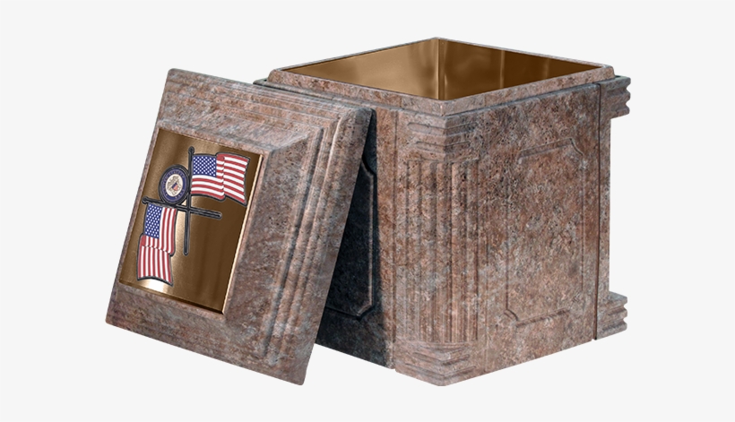 Elite Rose Granite Bronze Honors Cremation Urn Vault - Plywood, transparent png