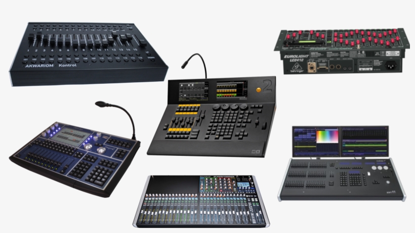 Many Types Of Dmx Pults Used To Control Analog Led - Studio, transparent png