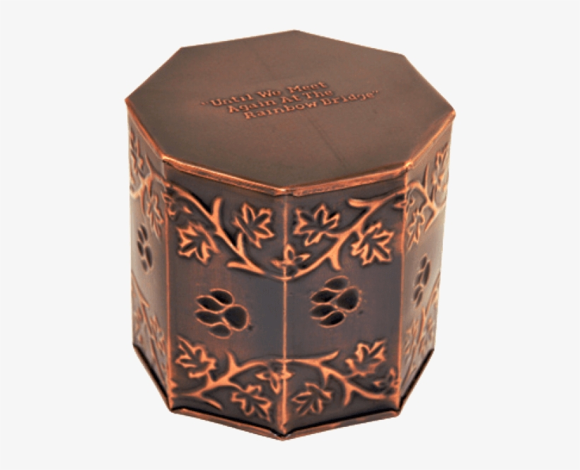 Metal Basic Urn With Antique Copper Finish - Box, transparent png