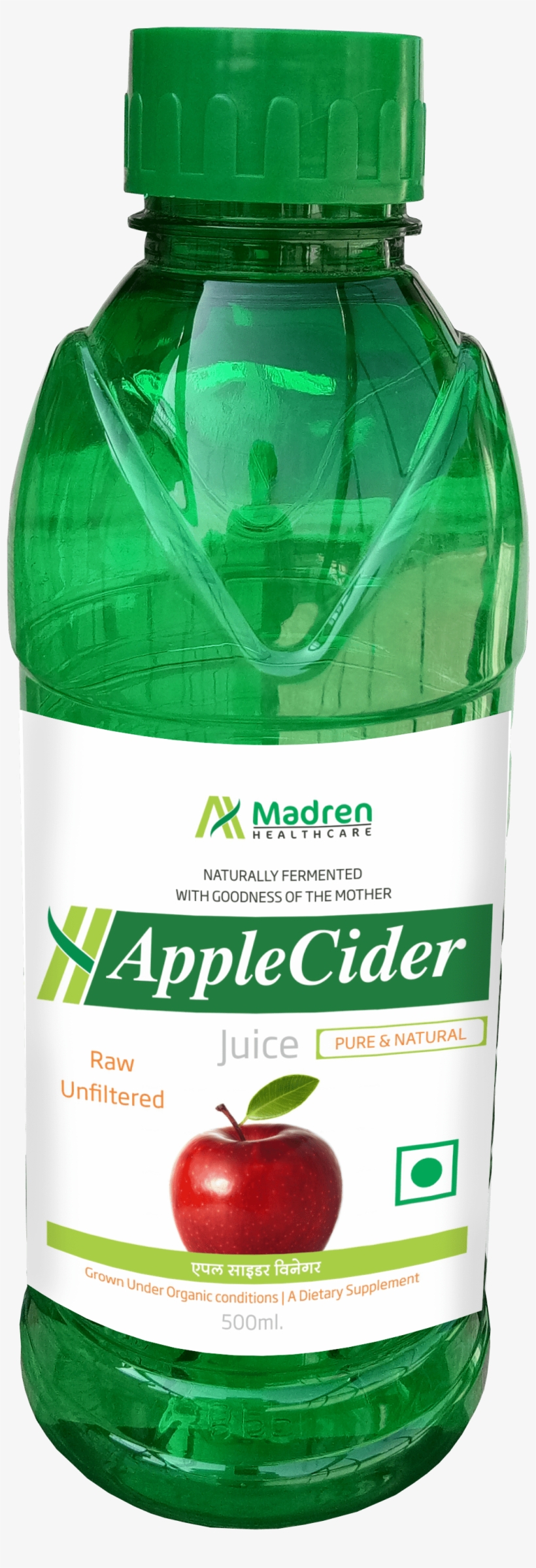 Madren Healthcare Apple Cider Juice - Wheat Grass Juice Png, transparent png