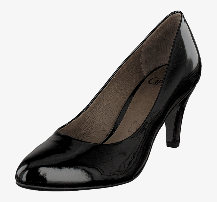 Ashley Black Nappa - Shoe, transparent png