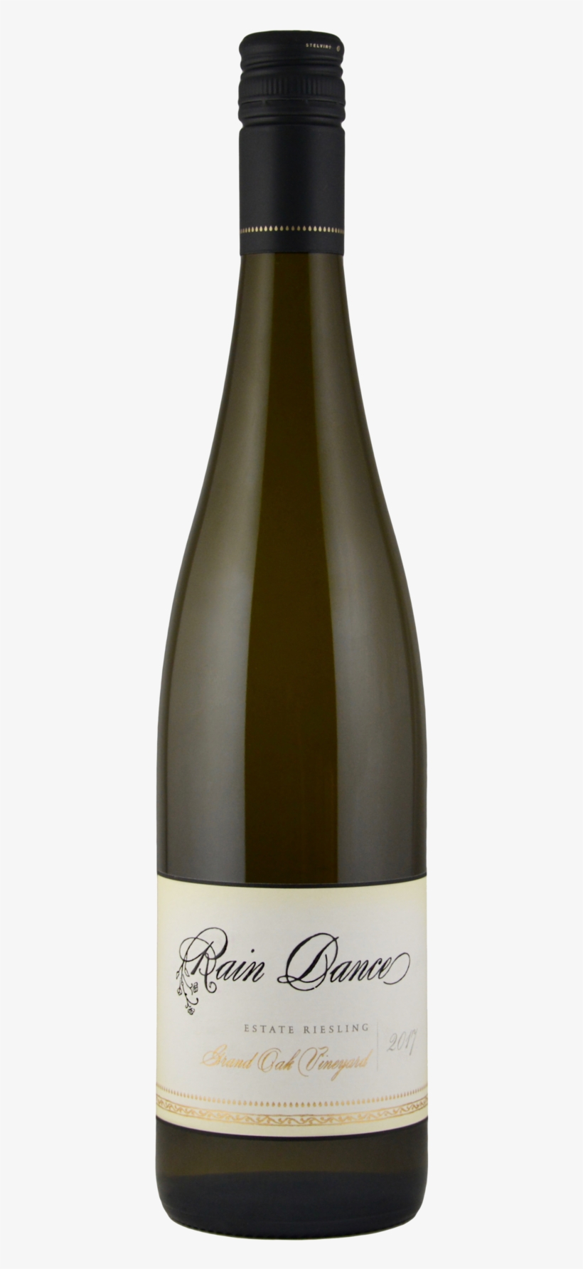 2017 Estate Riesling, Grand Oak Vineyard - Glass Bottle, transparent png