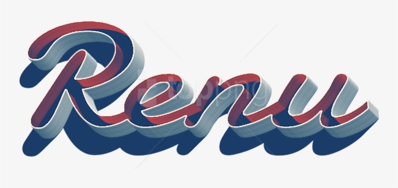 Free Png Renu Missing You Name Png Png Images Transparent - Renu Name Logo Design, transparent png