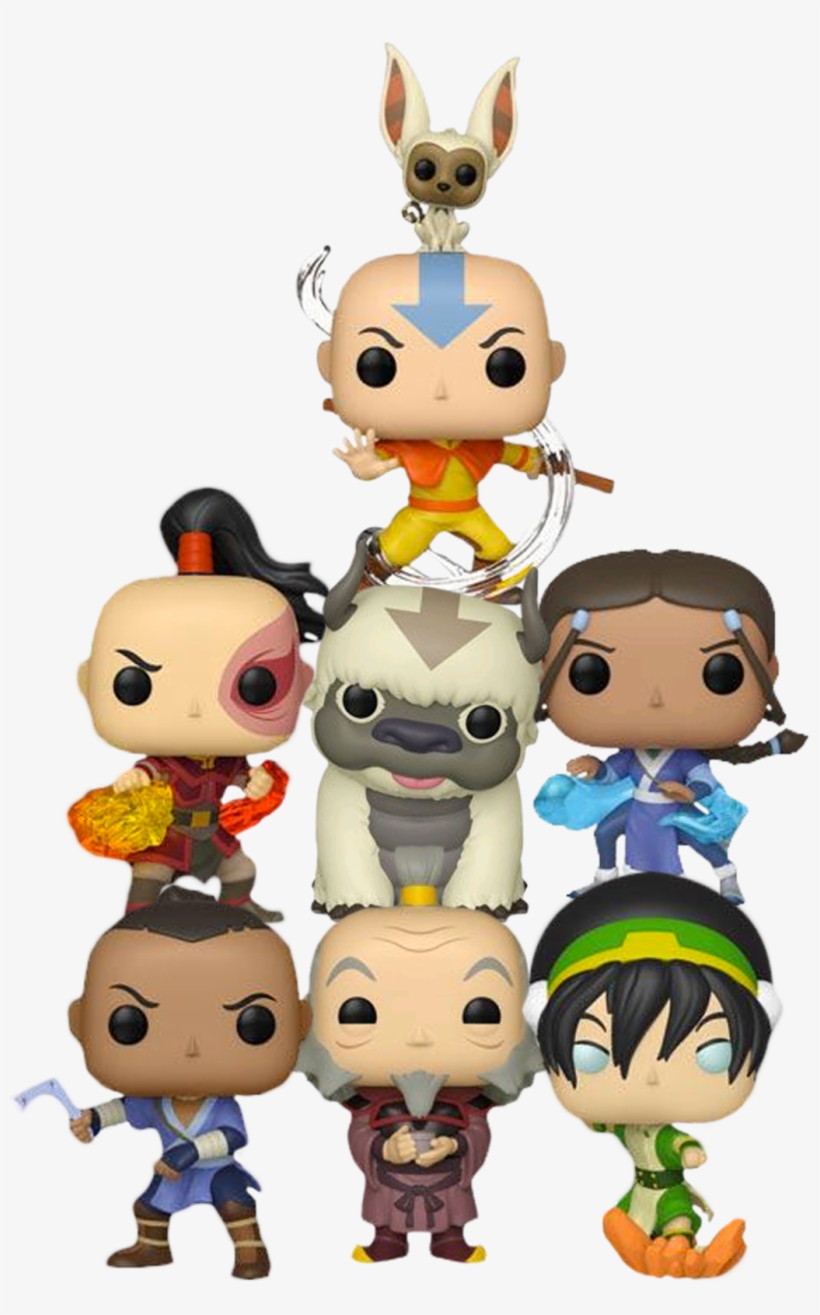 Funko Pop Avatar The Last Airbender - Avatar The Last Airbender Pop Vinyls, transparent png