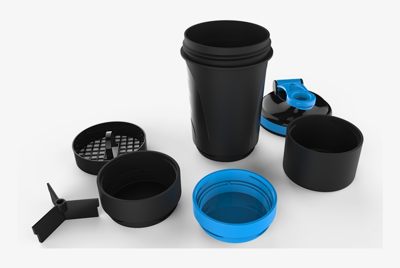 750 Ml De Proteína Agitador Vaso De Plástico Botella - Plastic, transparent png