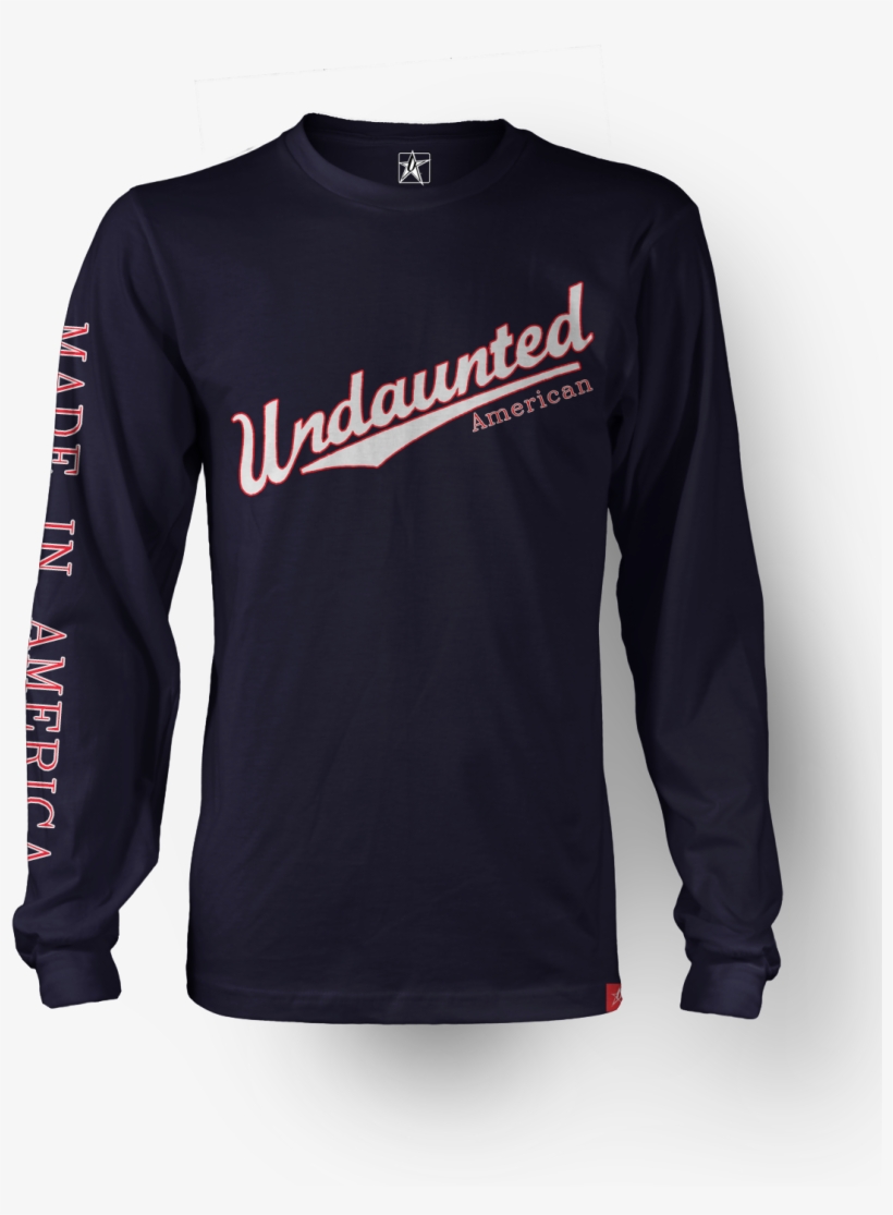 Undaunted American Ls Made - Long-sleeved T-shirt, transparent png