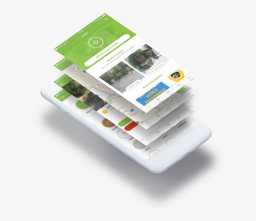 Check Out The New Features In Trashout App - Smartphone, transparent png