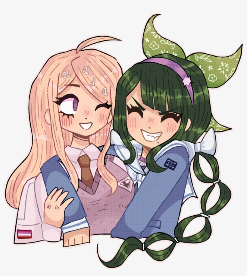 Tumblr Pkyaakhk8h1vrqrc4o1 1280 - Kaede Akamatsu X Tenko Chabashira, transparent png