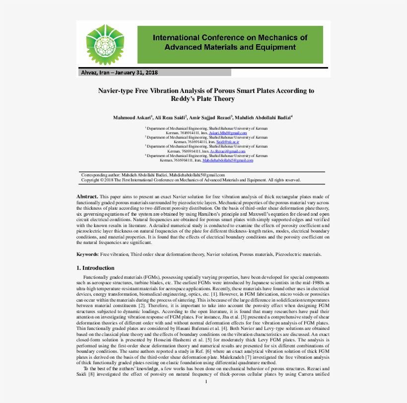 Navier Type Free Vibration Analysis Of Porous Smart - Folio Thirteen From Burchard Of Sion's De Locis Ac, transparent png