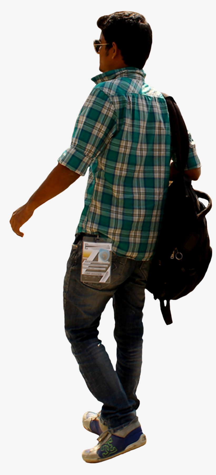 Cutout People - Plaid, transparent png
