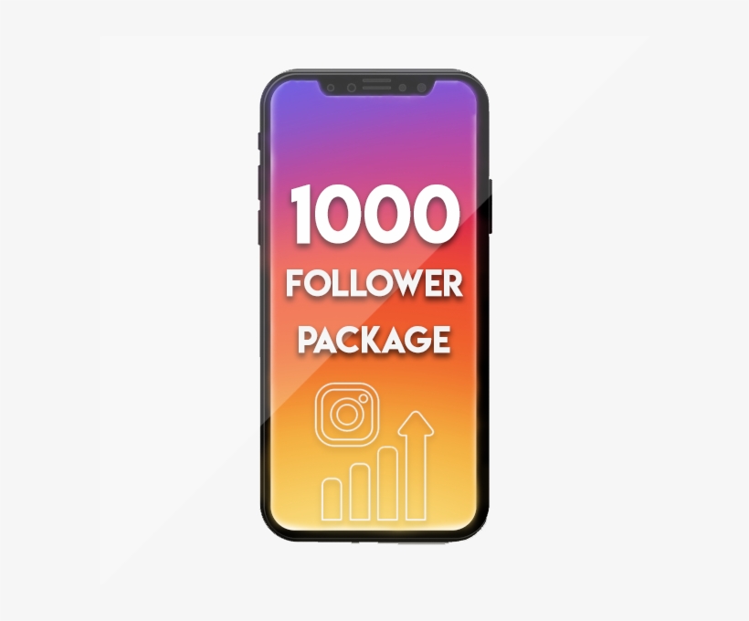 1000 Real Instagram Followers - Iphone, transparent png