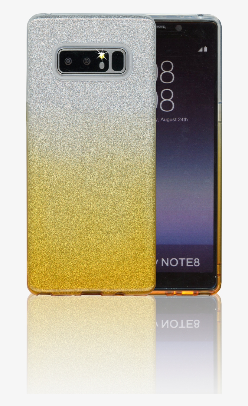 Samsung Galaxy Note 8 Mm Glitter Hybrid Gold - Samsung Galaxy, transparent png