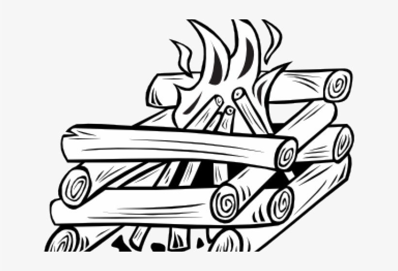 Campire Clipart Outline - Especialidad De Fogatas Y Cocina Al Aire Libre, transparent png