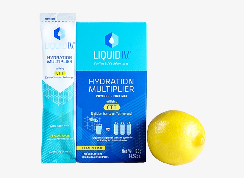 Great Lemon Lime With Lime - Liquid I.v. Hydration Multiplier Electrolyte Drink, transparent png