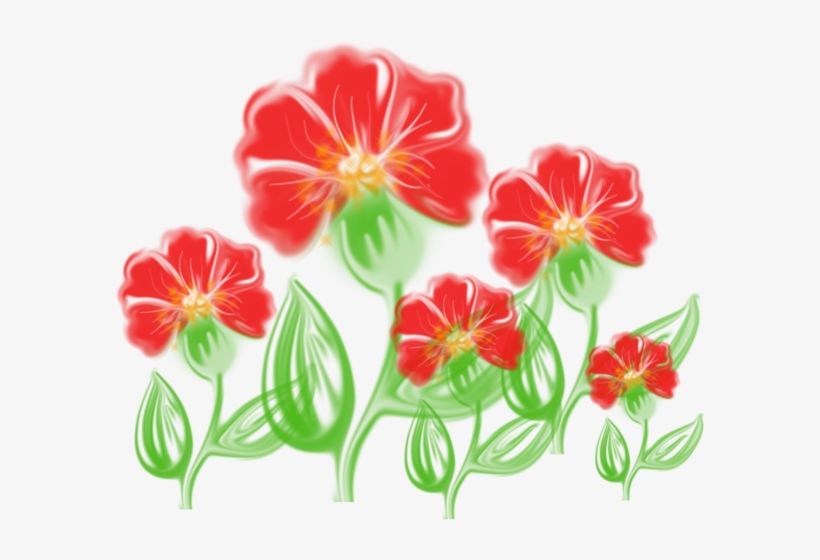 In Png File Red Flowers - Fire Lily, transparent png