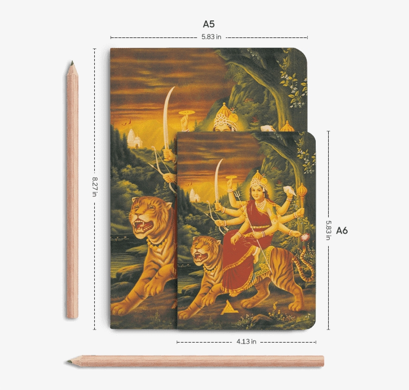 Dailyobjects Shree Durga A5 Notebook Plain Buy Online - Durga Saptashati, transparent png