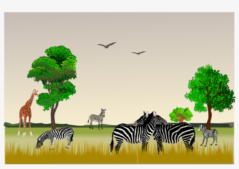 Game Reserve Nature Reserve Computer Icons Big-game - Free African Savanna Clipart, transparent png