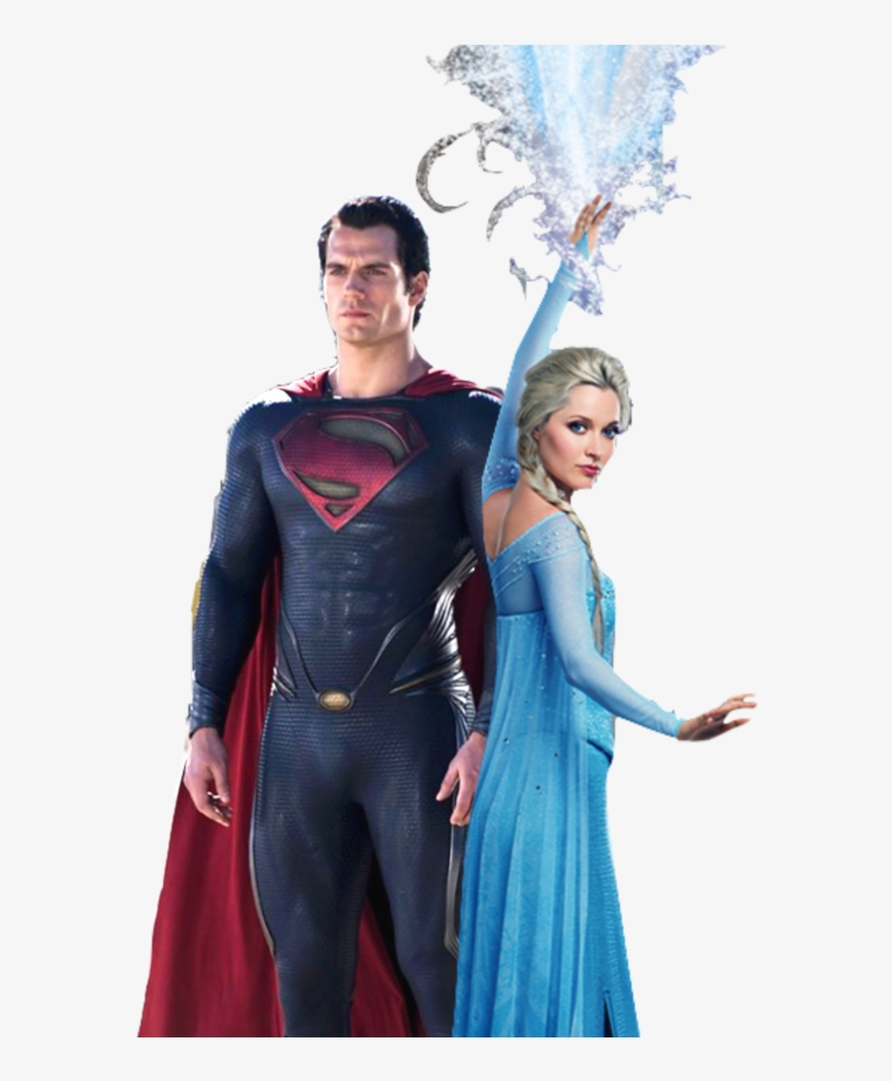Superman Png - Superman And Elsa, transparent png