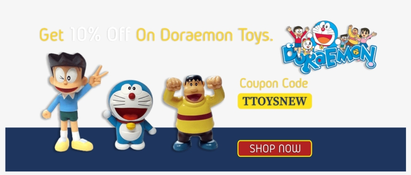 Doraemon Toys Offer Slider - Cartoon, transparent png