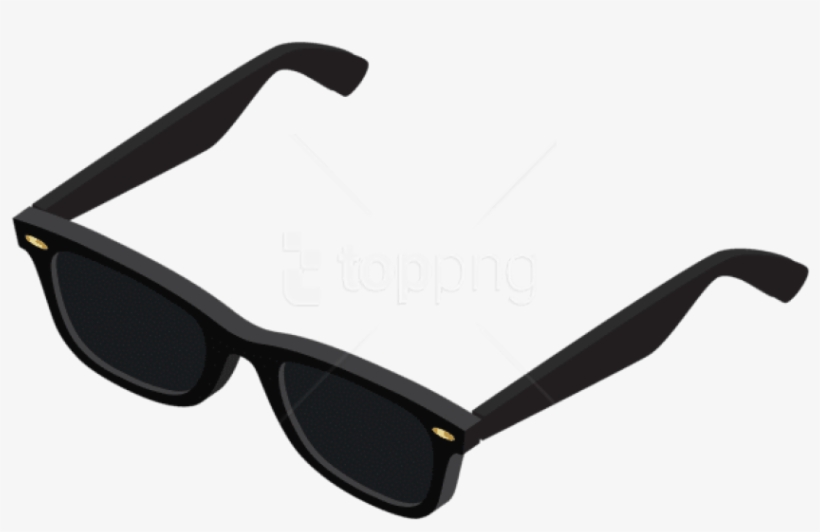 Free Png Download Black Sunglasses Clipart Png Photo - Plastic, transparent png