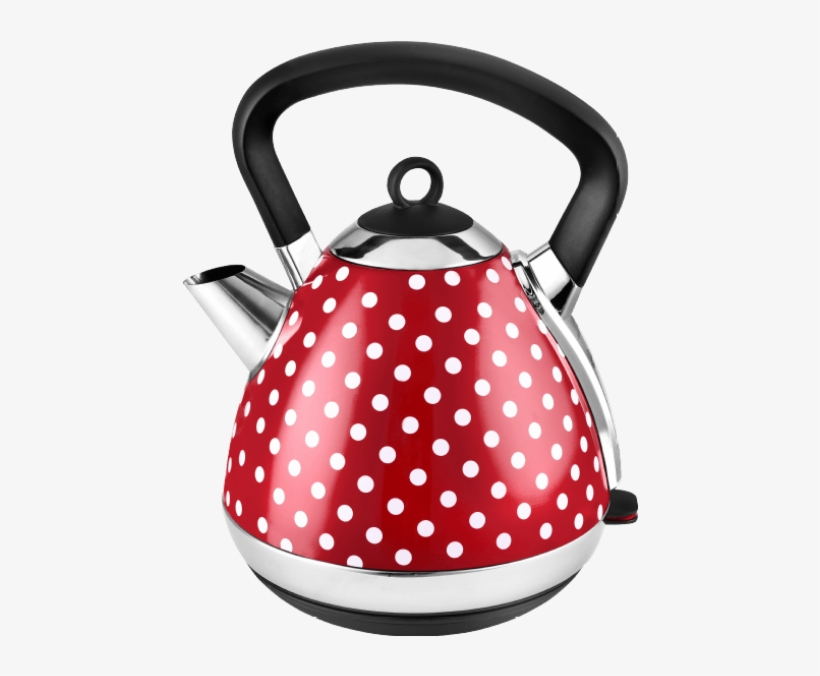 Waterkoker Polkadot Rood Met Witte Stippen - Kalorik Country Dots, transparent png